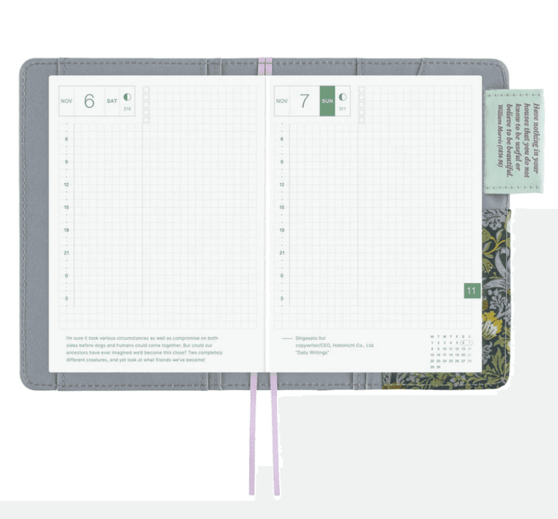 HOBONICHI Cover V&A Series; Strawberry Thief A6