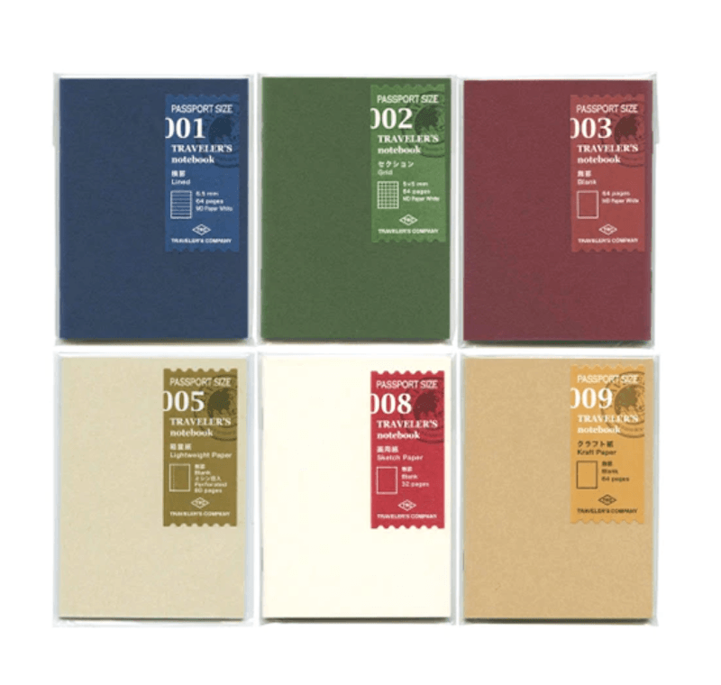 Travelers Lightweight Paper Notebook 005, Passport size