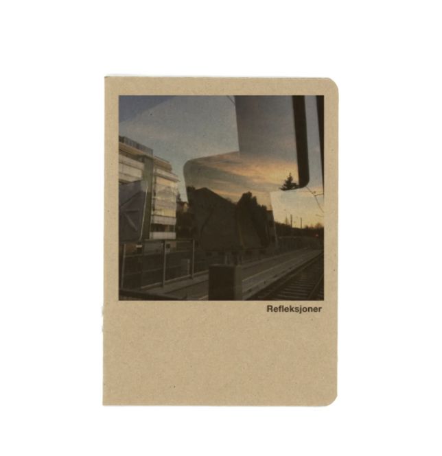 Hovedbilde Mainn med bart Notatbok blank A6, Refleksjoner
