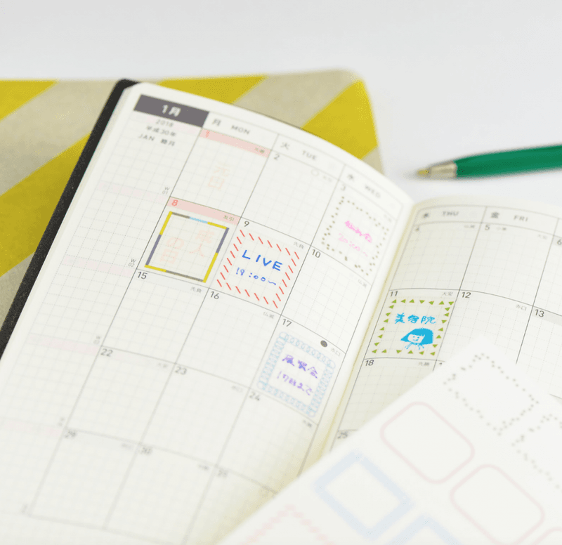 HOBONICHI Frame Stickers B