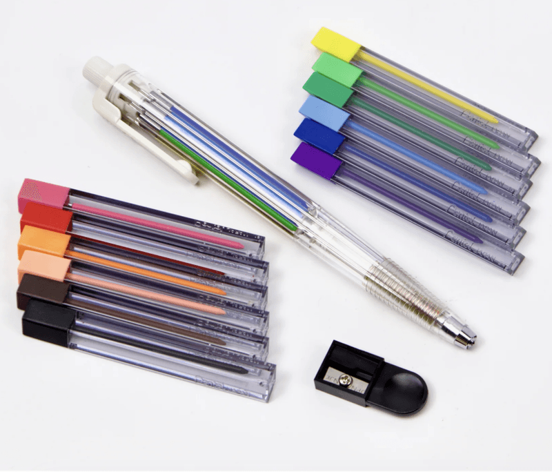 Pentel Multi Color Pen 8 farger + refill set