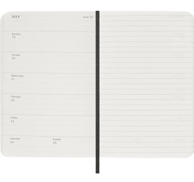 Moleskine 18 mnd Weekly Notebook 2026/27 Pocket
