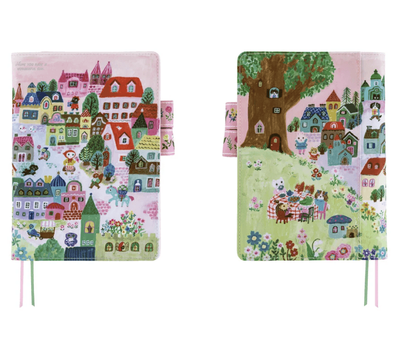HOBONICHI Cover Yumi Kitagishi; White Cat Village A5
