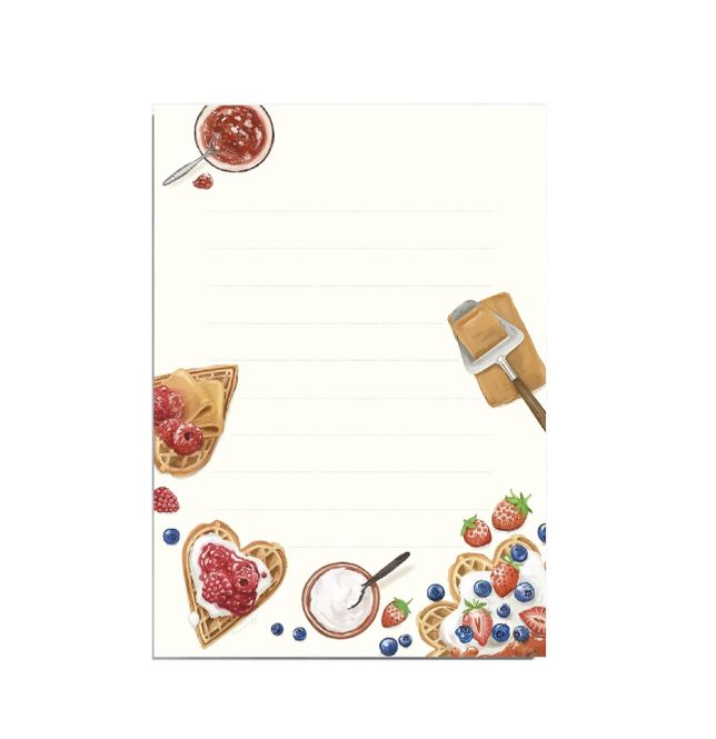 Hovedbilde Memio Norwegian Waffles Notepad A6 