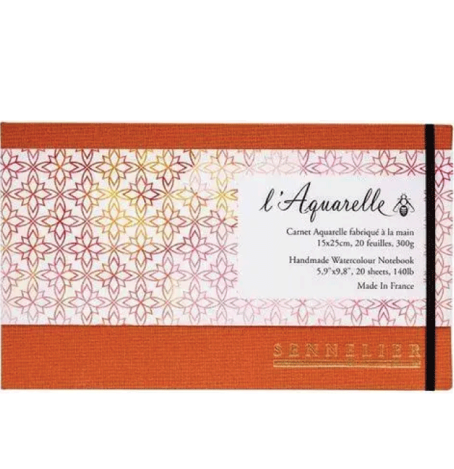 Hovedbilde Sennelier Handmade Watercolor Notebook 15 x 25 cm